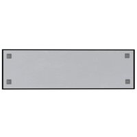 Magneetbord voor aan de wand 100x30 cm gehard glas zwart 4