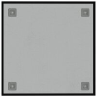 Magneetbord wandgemonteerd 40x40 cm&nbsp;gehard glas zwart 4