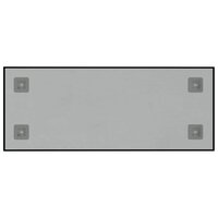 Magneetbord voor aan de wand 50x20 cm gehard glas zwart 4