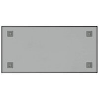 Magneetbord voor aan de wand 60x30 cm gehard glas zwart 4