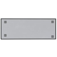 Magneetbord voor aan de wand 80x30 cm gehard glas zwart 4