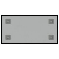 Magneetbord voor aan de wand 40x20 cm gehard glas zwart 4