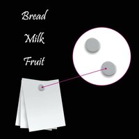 Magneetbord voor aan de wand 40x20 cm gehard glas zwart 5