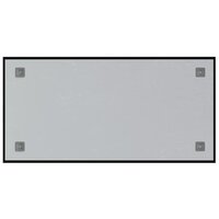 Magneetbord voor aan de wand 80x40 cm gehard glas zwart 4