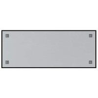 Magneetbord voor aan de wand 100x40 cm gehard glas zwart 4