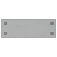 Magneetbord voor aan de wand 80x30 cm gehard glas wit 4