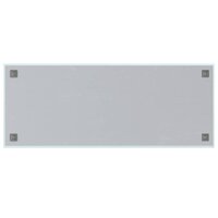 Magneetbord voor aan de wand 100x40 cm gehard glas wit 4