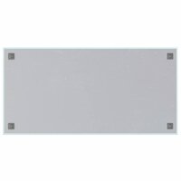Magneetbord voor aan de wand 100x50 cm gehard glas wit 4
