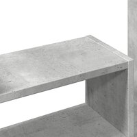 Bureau organiser 38,5x17x39 cm bewerkt hout betongrijs 9