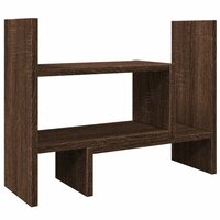 Bureau organiser 38,5x17x39 cm bewerkt hout bruin eikenkleur 2