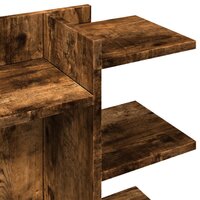 Bureau organiser 42x21,5x42 cm bewerkt hout gerookt eikenkleur 7