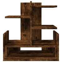 Bureau organiser 49x20x52,5 cm bewerkt hout gerookt eikenkleur 4
