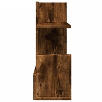 Bureau organiser 49x20x52,5 cm bewerkt hout gerookt eikenkleur 5