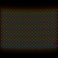 Kerstnetverlichting 204 LED&amp;apos;s binnen/buiten 3x2 m meerkleurig 4