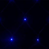 Kerstnetverlichting 306 LED&amp;apos;s binnen en buiten 3x3 m blauw 5