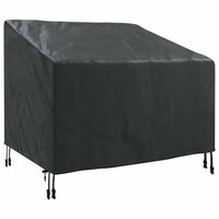 Tuinstoelhoes Zwart 96 x 79 x 74 cm 420D oxford stof 2
