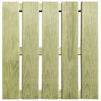 24 st Terrastegels 50x50 cm hout groen 2