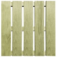 30 st Terrastegels 50x50 cm hout groen 2