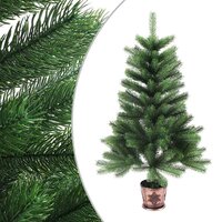 Kunstkerstboom met levensechte naalden 65 cm groen 2