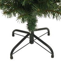 Kunstkerstboom met standaard smal 180 cm PVC groen 6
