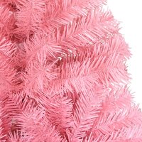 Kunstkerstboom met standaard 150 cm PVC roze 4