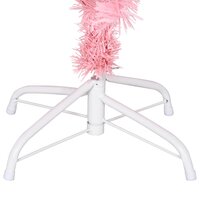 Kunstkerstboom met standaard 150 cm PVC roze 5
