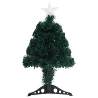 Kerstboom met LED en standaard 64 cm glasvezel 2