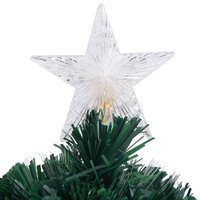 Kerstboom met LED en standaard 64 cm glasvezel 6