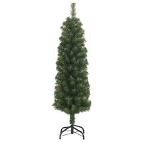 Kunstkerstboom met standaard smal 120 cm PVC groen 3