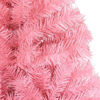 Kunstkerstboom met standaard 120 cm PVC roze 4