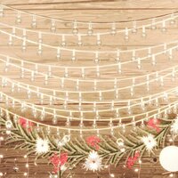 Lichtsnoer met 400 LED&amp;apos;s 8 functies warmwit 40 m 4