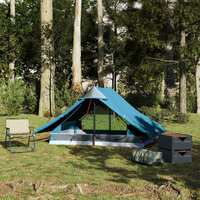 Tent 2-persoons waterdicht blauw 4