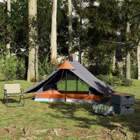 Tent 2-persoons waterdicht grijs 4