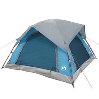 Tent 4-persoons waterdicht blauw 5