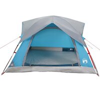 Tent 4-persoons waterdicht blauw 6