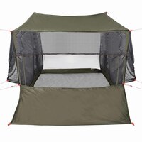 Autotent 2-persoons olijfgroen waterdicht 8