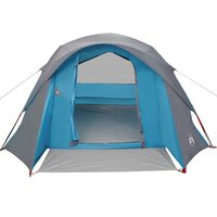 Tent 4-persoons waterdicht blauw 5