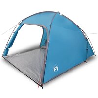 Tent met dak Blauw 370 x 230 x 185 cm Polyester en glasvezel 3