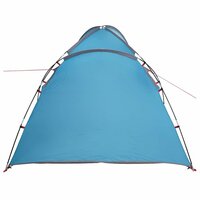 Tent met dak Blauw 370 x 230 x 185 cm Polyester en glasvezel 7