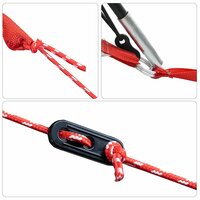 Fietstent met dak met opslag Blauw 256 x 222 x 182 cm 8