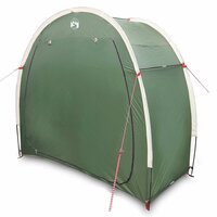 Fietstent met dak met opslag Groen 210 x 90 x 174 cm 3