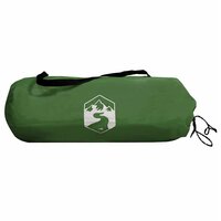 Fietstent met dak met opslag Groen 210 x 90 x 174 cm 9