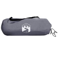 Fietstent met dak met opslag Grijs en Oranje 210 x 90 x 174 cm 9