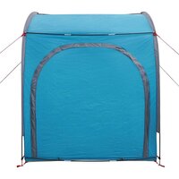 Fietstent met dak met opslag Blauw 218 x 156 x 180 cm 6