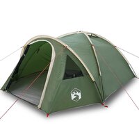 Camping Tent met dak Groen 308 x 268 x 130 cm Polyester 3