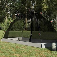 Tent met dak Anders Grijs en zwart 236 x 150 x 136 cm 4