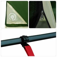 Tent met dak Anders Groen en Zwart 7