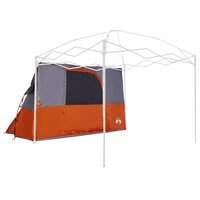 Tent met dak Anders Grijs en Oranje en Zwart 2