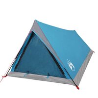 Tent 2-persoons waterdicht blauw 4