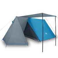 Tent 3-persoons waterdicht blauw 2